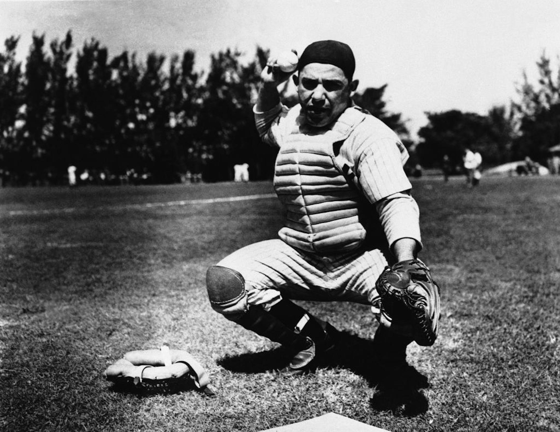 Yankees catcher Yogi Berra