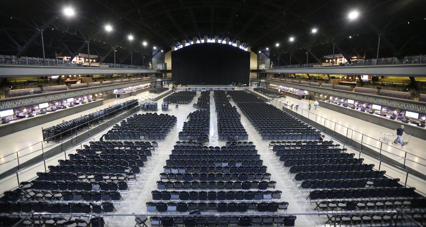 Boxing will return to the Armory in Minneapolis after a long absence. ] Shari L. Gross &#xef; shari.gross@startribune.com Reusse column on the return of boxing to the Armory, featuring Caleb Truax and Jamal James. News conference at Armory features Truax and James. Need shots of both, together and separate. Also could use some shots of the new Armoy. This story will also be a look back at when boxing was big in that arena