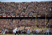 Minnesota and Penn State played in front of a sellout crowd last season at TCF Bank Stadium.