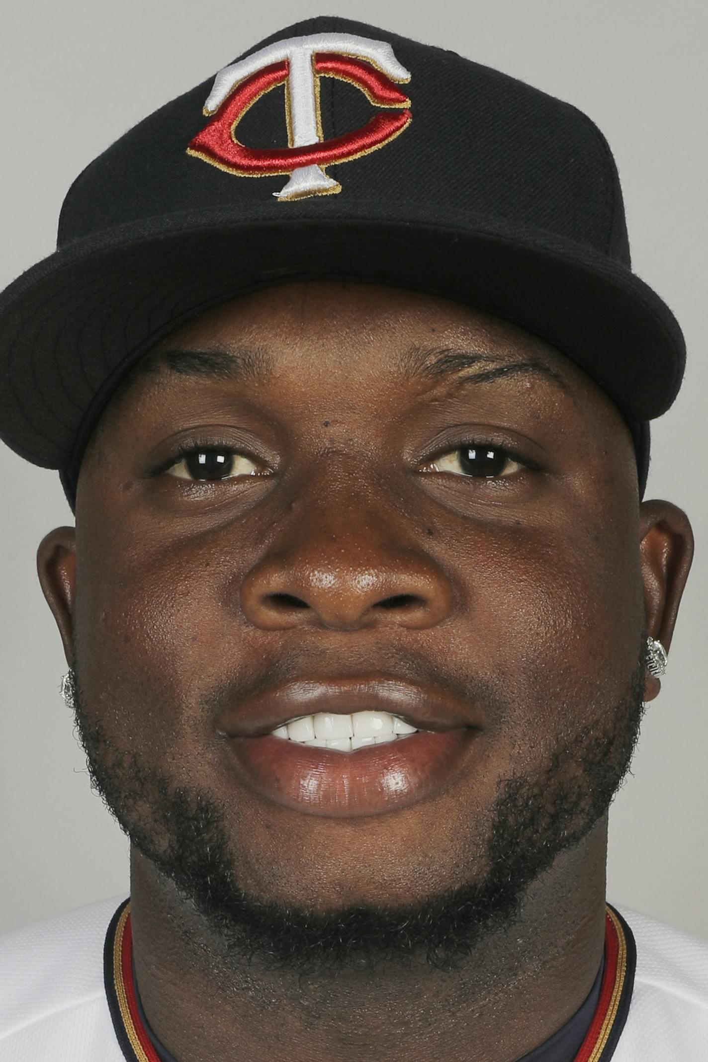 This is a 2020 photo of Miguel Sano of the Minnesota Twins baseball team. This image reflects the Twins 2020 active roster as of Thursday, Feb. 20, 2020, when this image was taken. (AP Photo/Brynn Anderson) ORG XMIT: FLBA