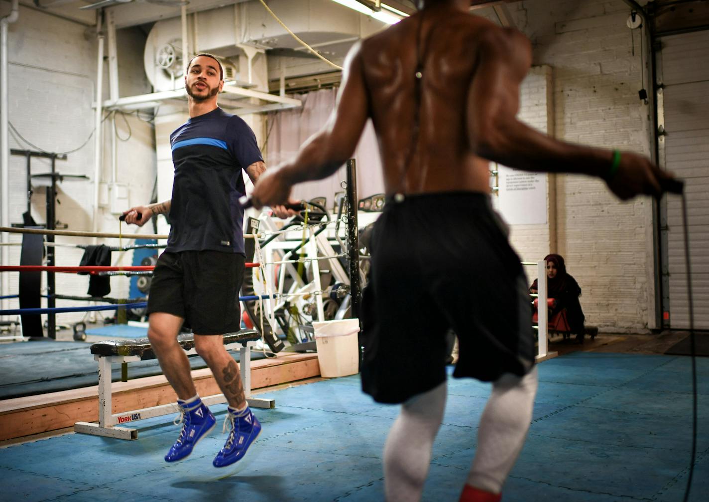 Keegan Rolenc worked out at the Circle of Discipline boxing gym on Lake St, Minneapolis. He spent a year in the state's harshest solitary confinement unit.