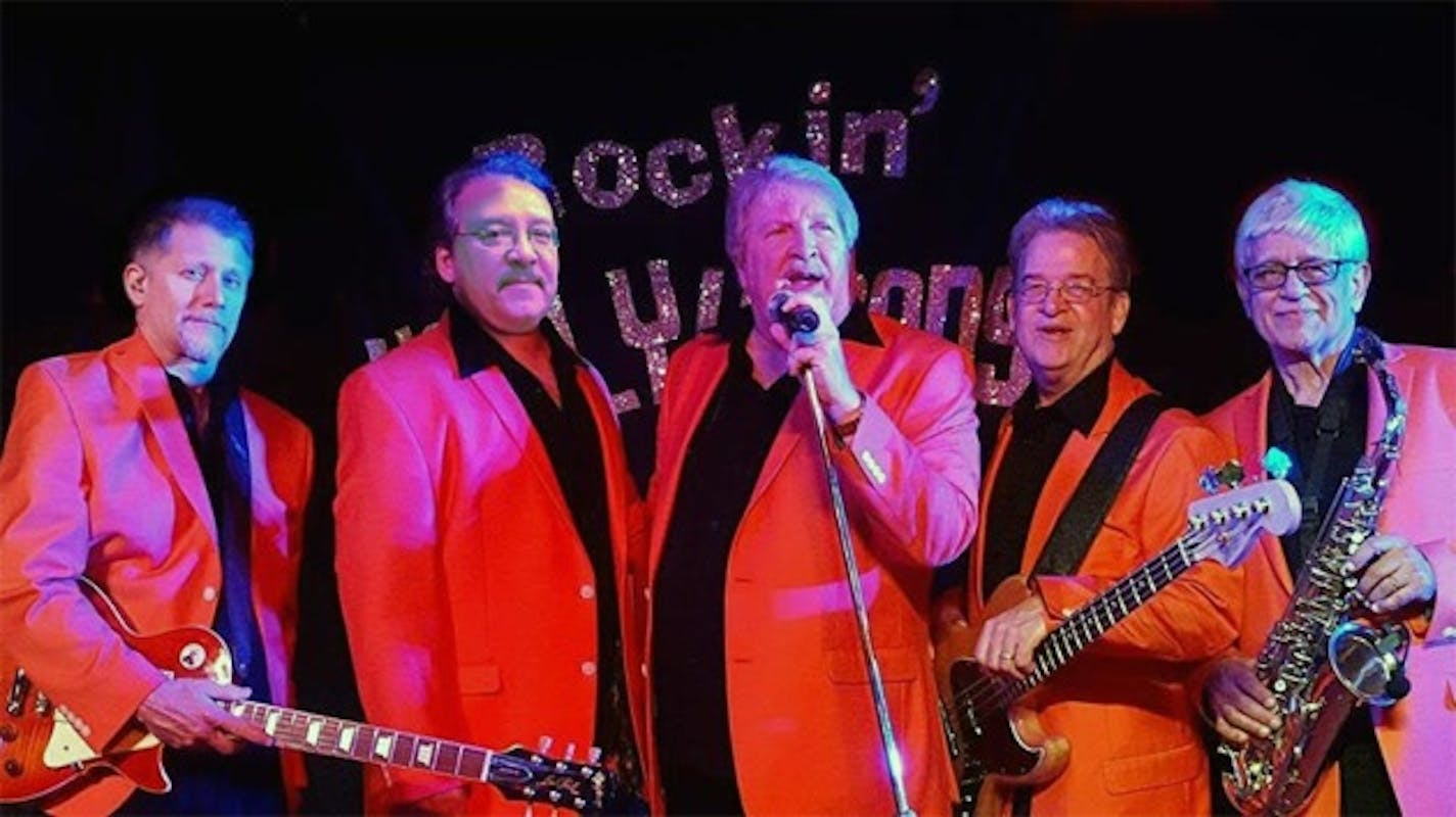 Doug "DJ" James, second from left, had been with the Rockin' Hollywoods for 18 years.