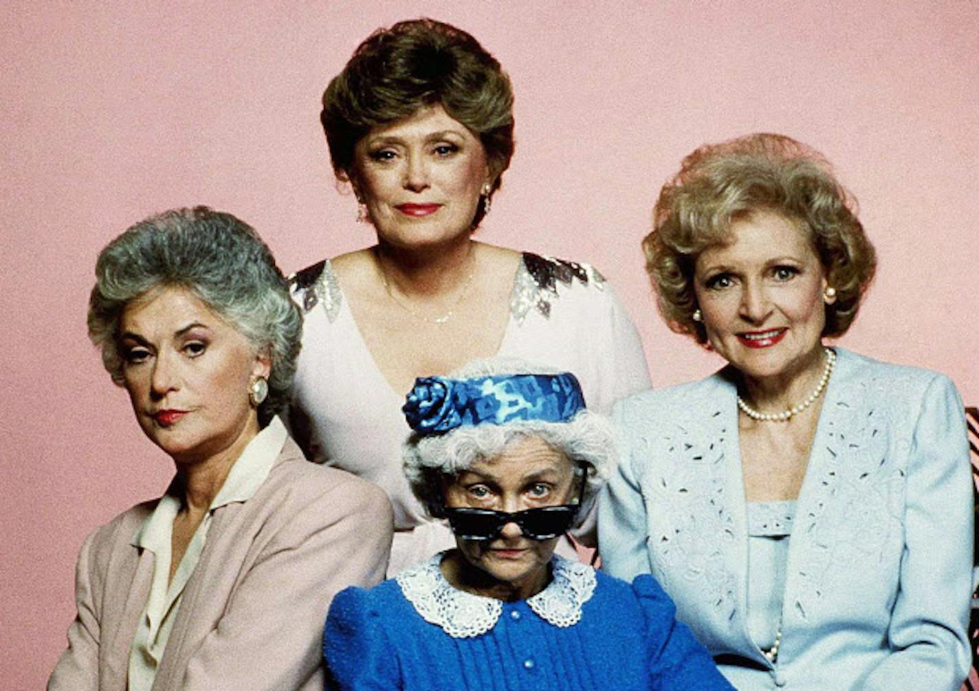 Clockwise from left, "Golden Girls" Bea Arthur, Rue McClanahan, Betty White and Estelle Getty.