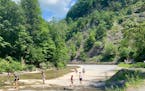 Hiking through the gorge to TaughannockFalls in Trumansburg, New York. Photo by Jennifer Jeanne Patterson? Special to the Star Tribune