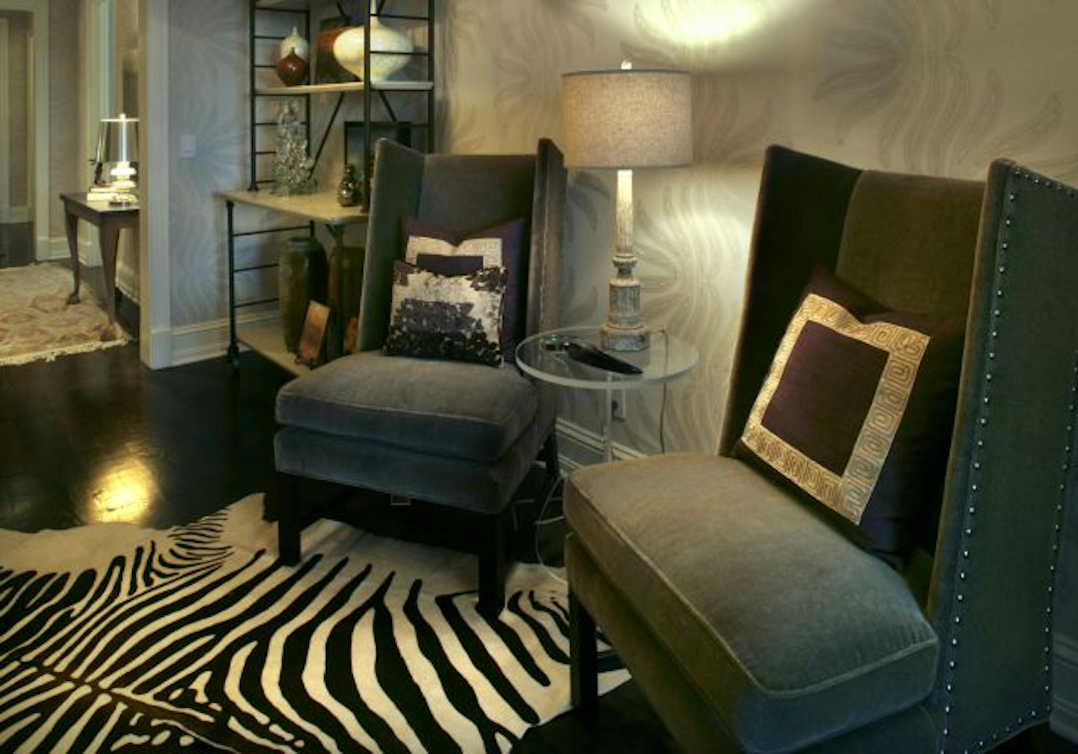 �ASID showcase home. 1805 W. Lake St., #304 (a condo in the Edgewater). Sitting area in the entry.