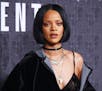FILE - In this Feb. 12, 2016 file photo, Rihanna attends the JFENTY PUMA by Rihanna fashion show in New York. Rihanna is checking into the final seaso