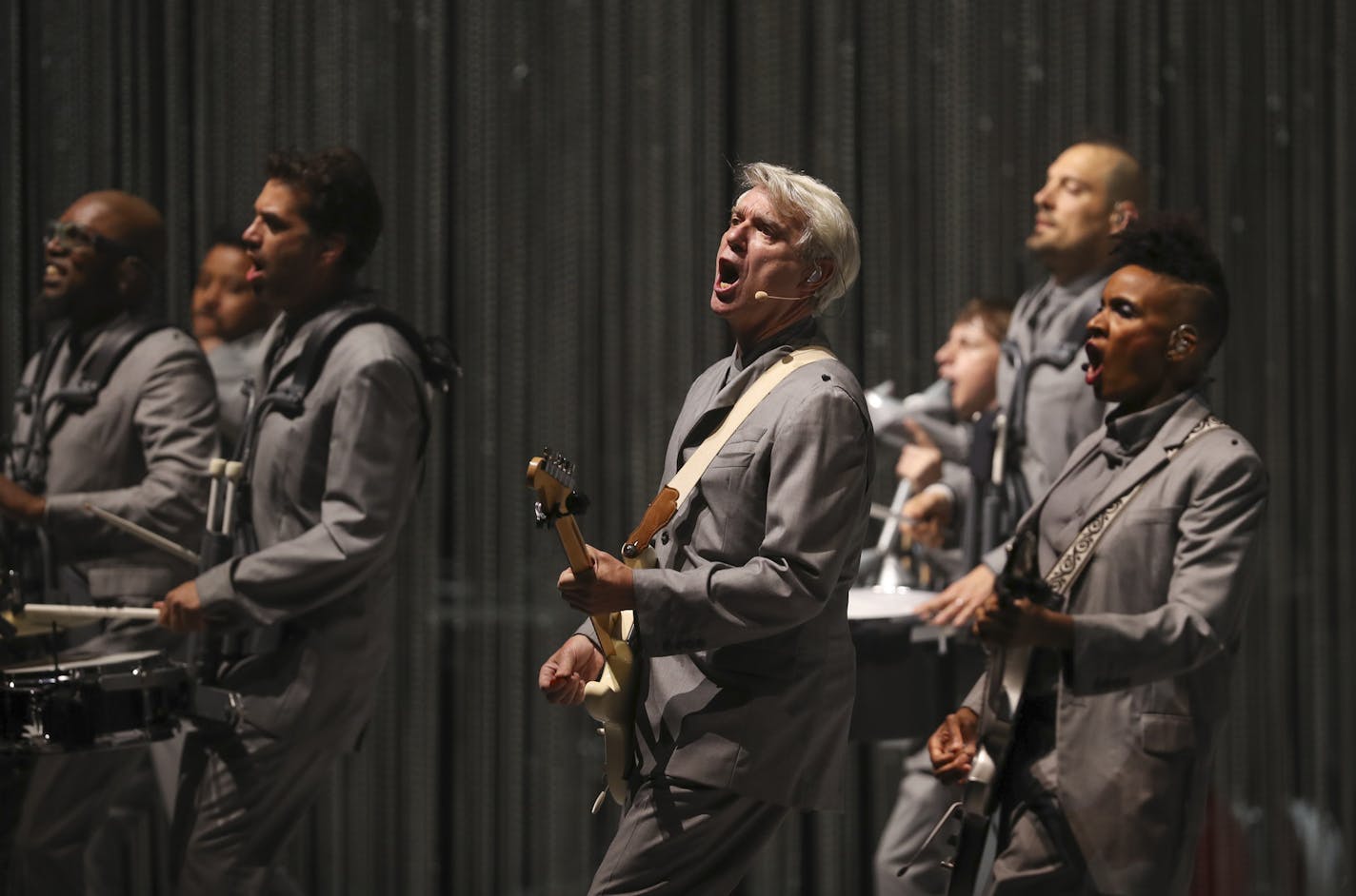 David Byrne wowed concert­goers with his American Utopia tour stops at the Orpheum Theatre in May.