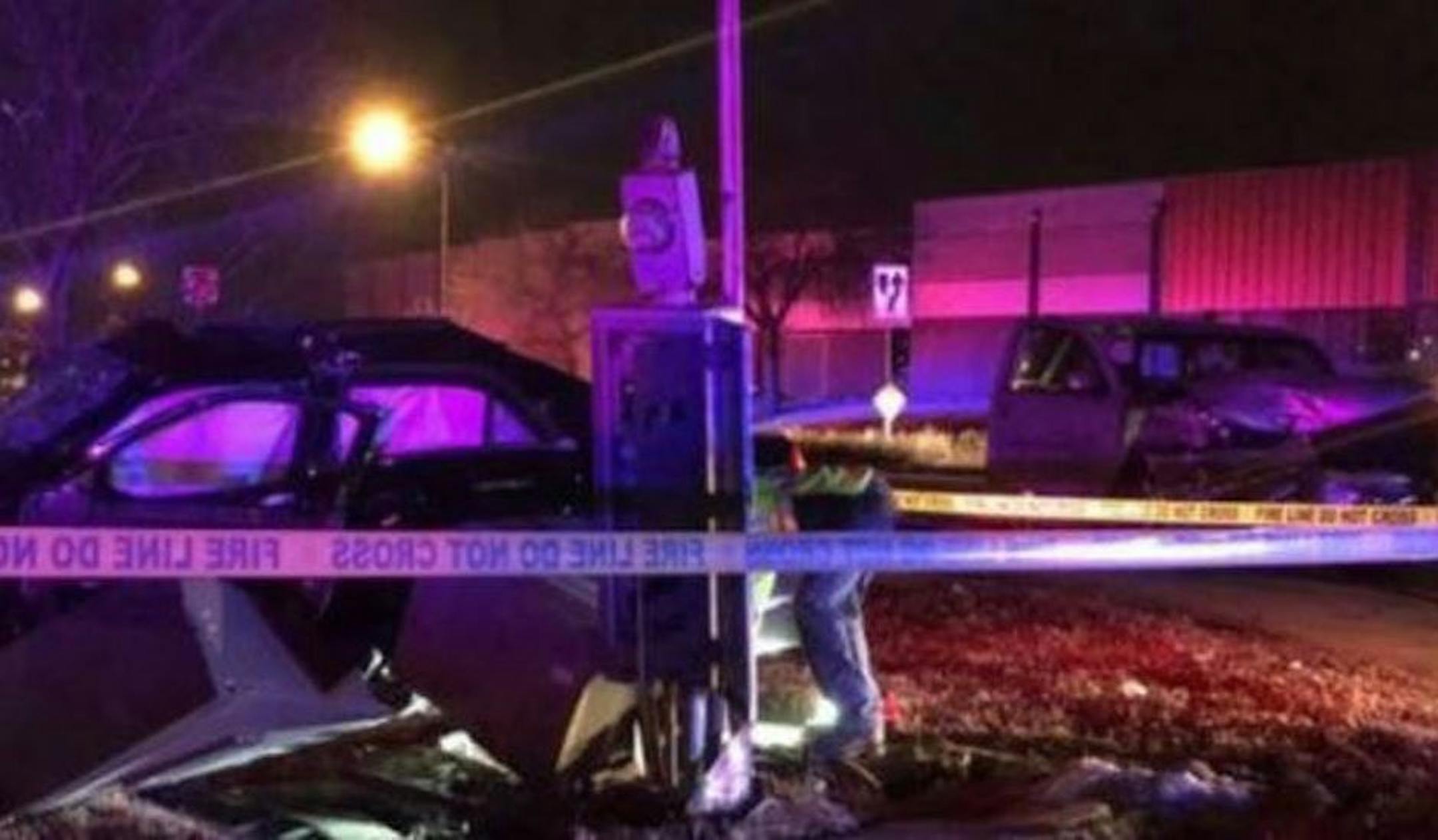 An Uber driver died in this crash in Minneapolis in March 2018.