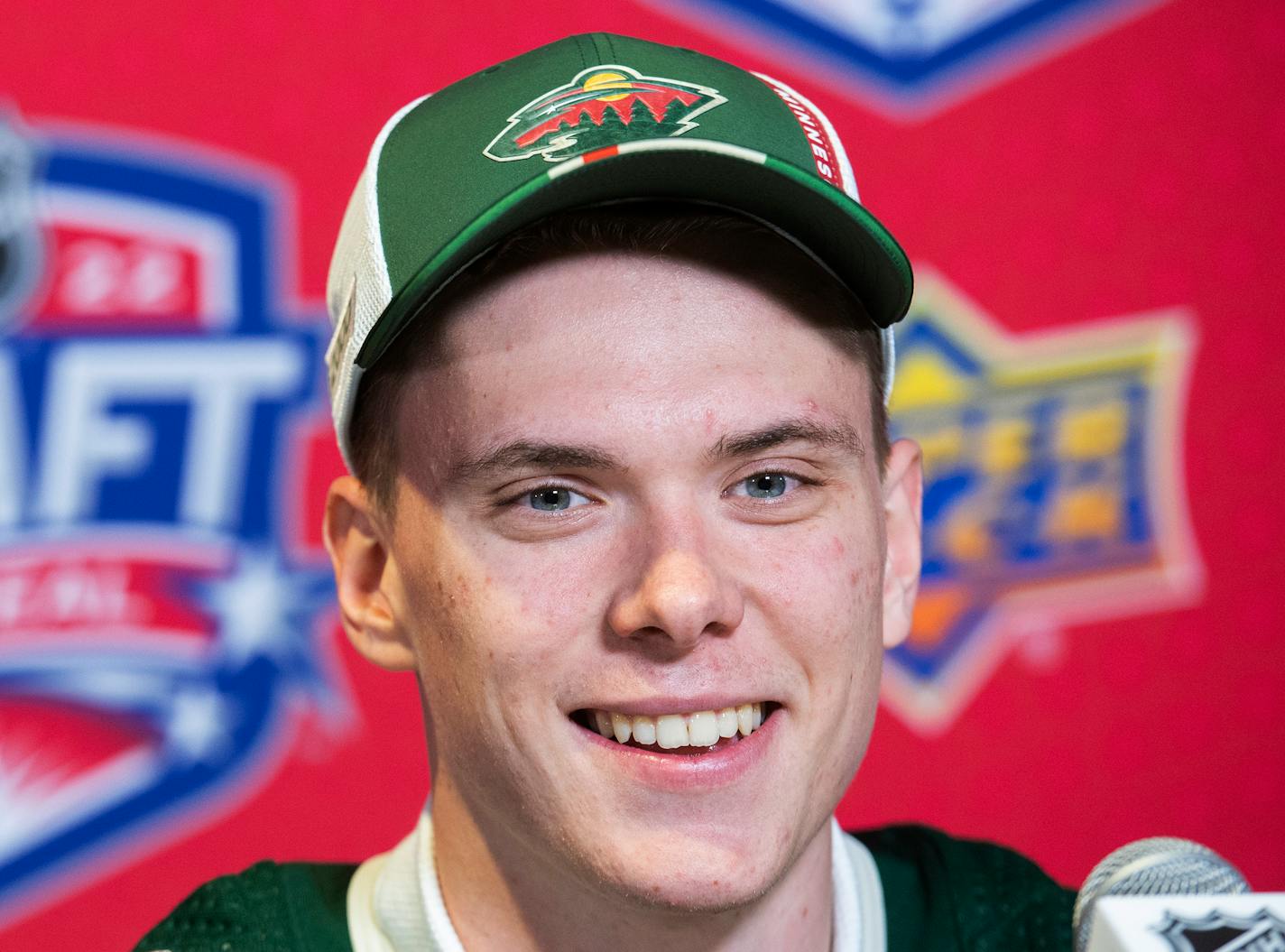 The Wild selected Danila Yurov 24th overall in the first round of last year's NHL draft.