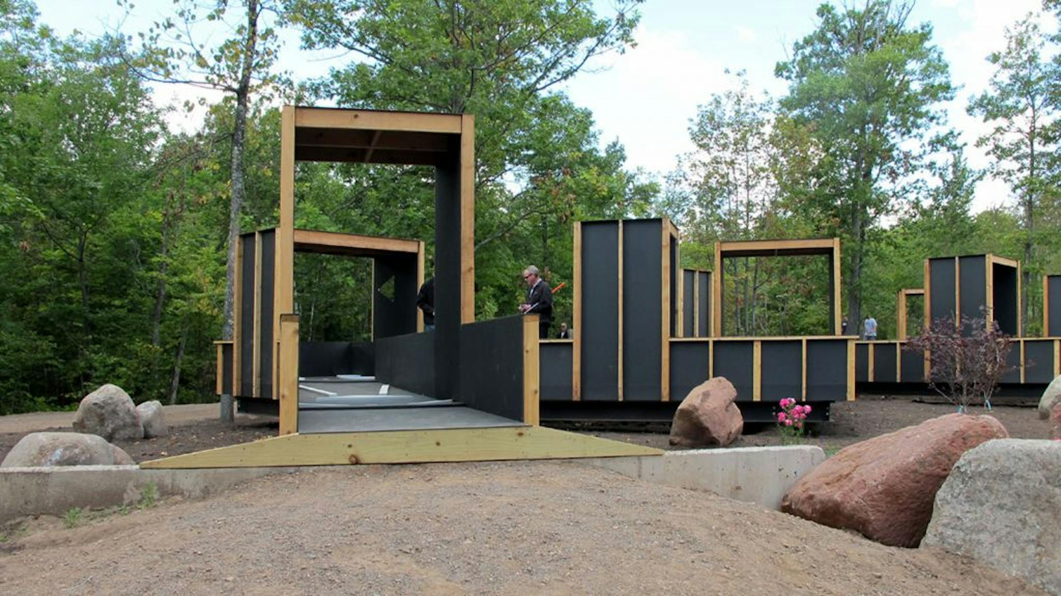 Architect David Salmela designed a unique miniature golf course at the Duluth recreation area.