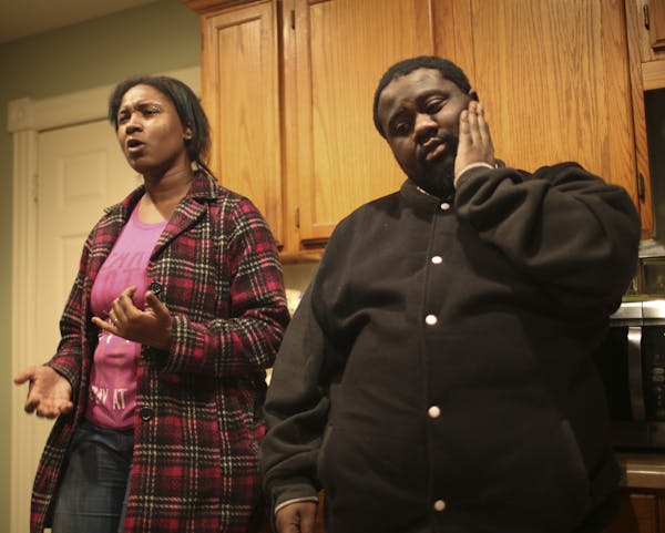 Marketa Venzant and her husband, Willie, talked about Willie's neice, Kendrea, in the kitchen of Mary Broadus' Minneapolis home Monday evening. They s