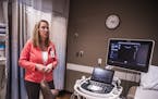 Tess Jentink is the Practice Manager of the new Midwest Fetal Care Center at Children's Hospital. Patient rooms have the latest ultrasound to use for 