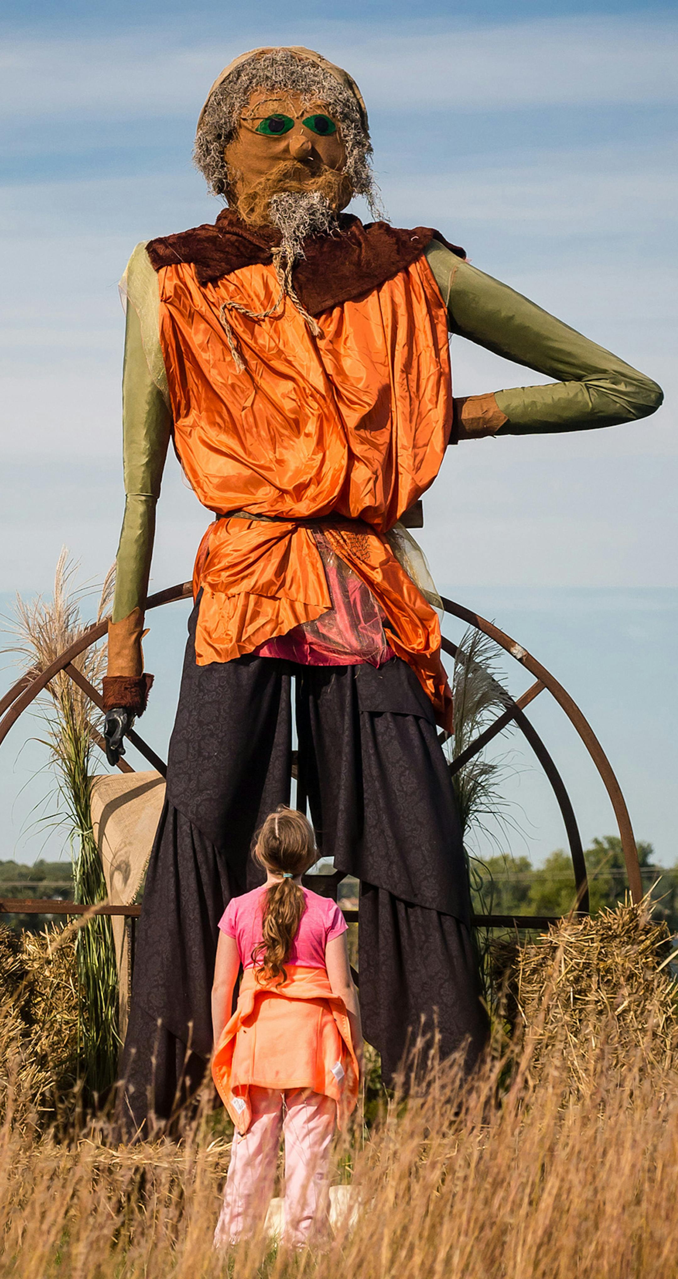 Mark MacLennan photo A scarecrow at the Minnesota Landscape Arboretum's Fall Harvest Festival.