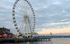 Overlooking Elliott Bay from a height of 175 feet, the Seattle Great Wheel is the largest observation wheel on the West Coast.