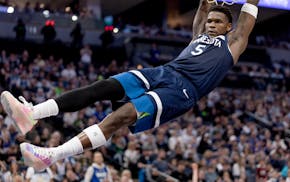 Anthony Edwards joined Kevin Garnett and Kevin Love as Wolves players to be named to at least two All-NBA second teams.
