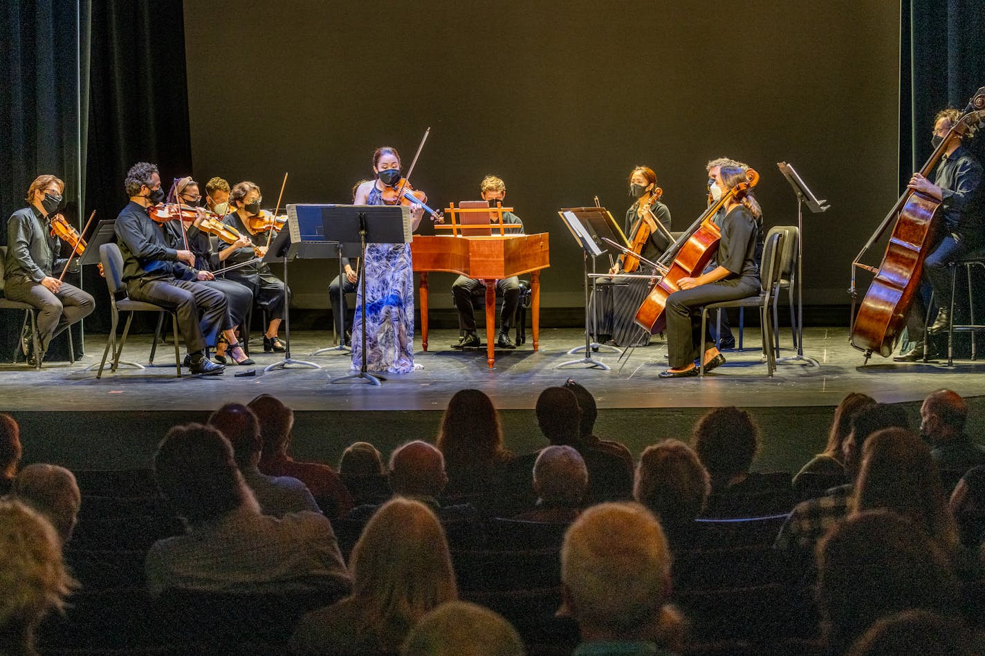 The Saint Paul Chamber Orchestra perform at the Capri. (Photo by Pat Carney)