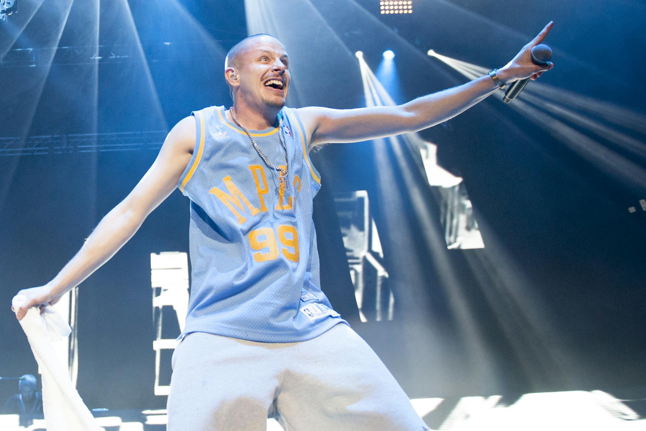 Prof plays at the Rhymesayer's 20th anniversary celebration at Target Center on Friday, Dec. 4, 2015. ] Photo by Leslie Plesser ï Special to the Star Tribune