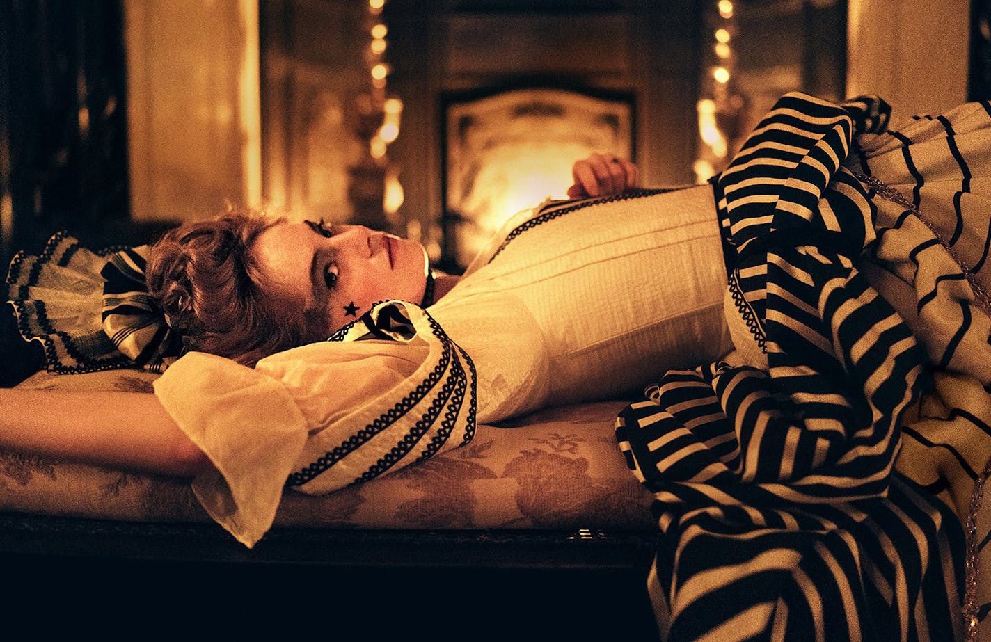 Emma Stone in "The Favourite."