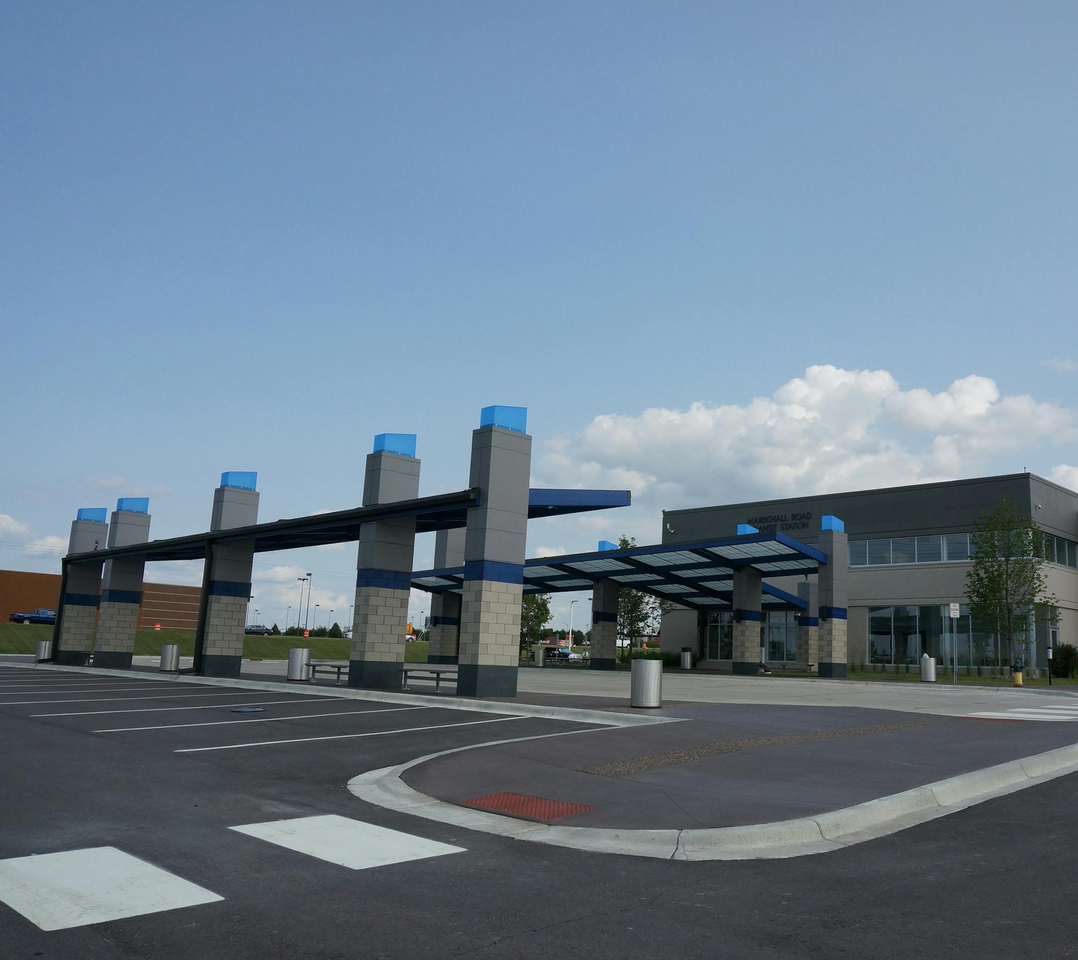 Marschall Road Transit Station, Shakopee, Minn. Photo by Dylan Peers McCoy