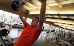 FILE -- Dave Thoen worked out at Life Time Fitness in Eden Prairie on Thursday, May 2, 2013.