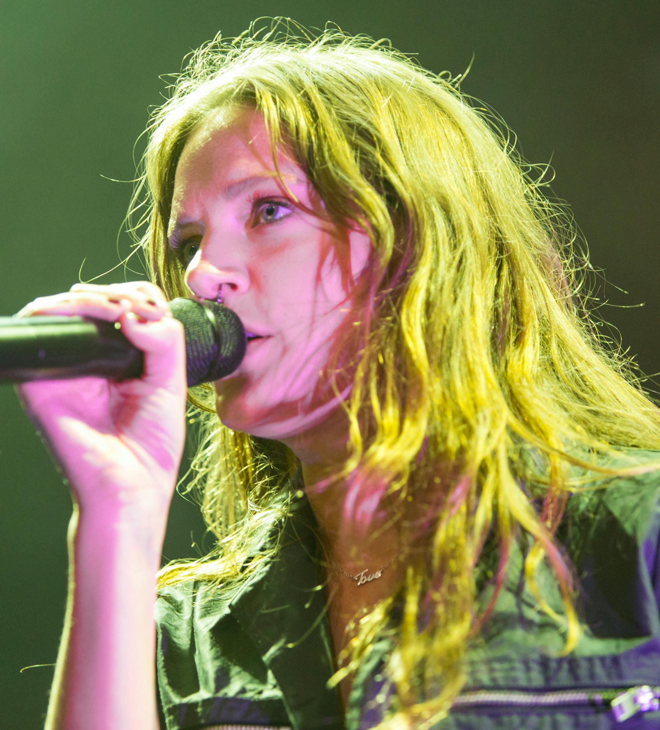 Tove Lo performs at the Observatory on Tuesday, Sept. 29, 2015 in Santa Ana, Calif. (Photo by Paul A. Hebert/Invision/AP)