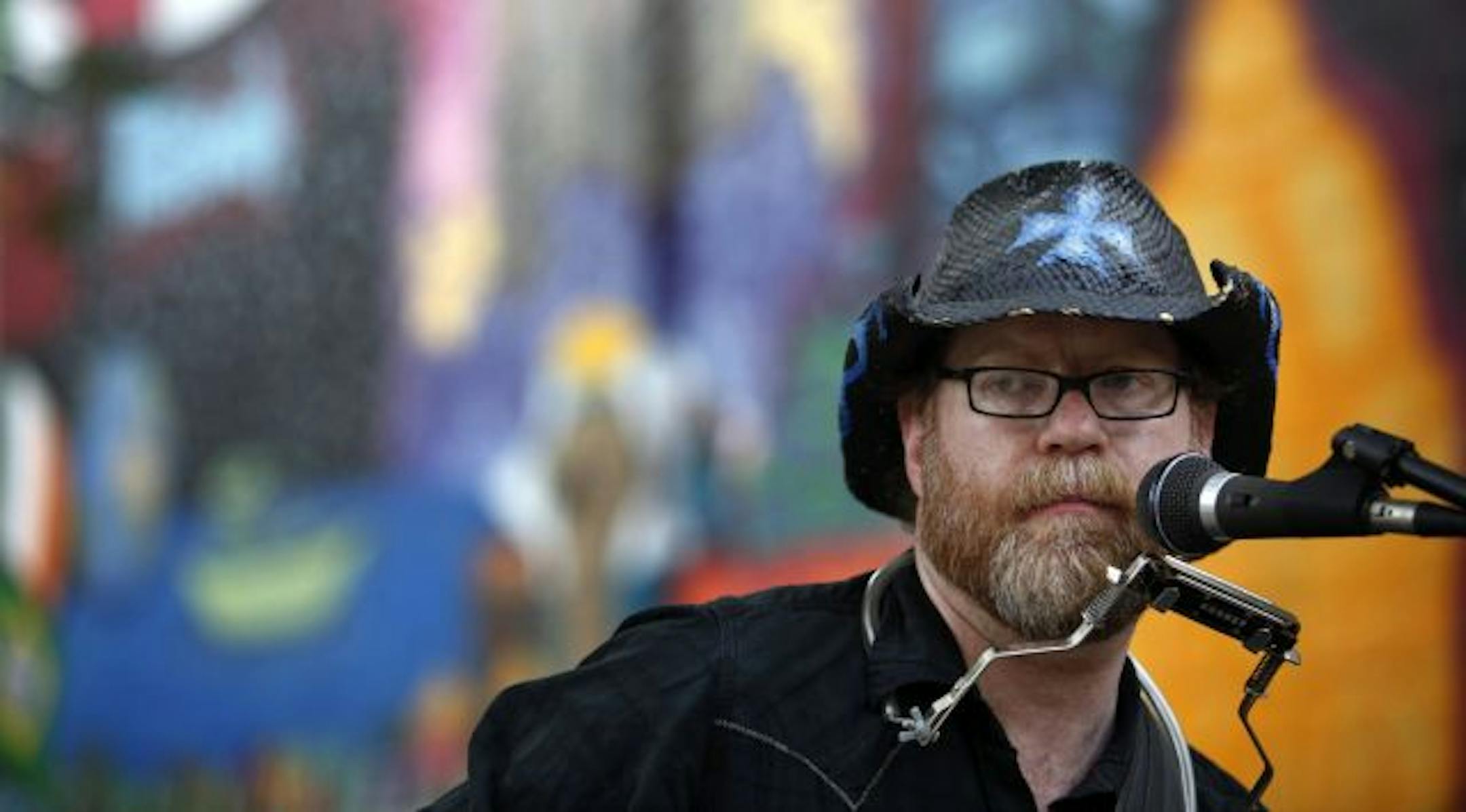 Blues musician Bill Jagitsch of Little Rock, Ark. performs during the Deep Blues Fest Sunday evening at the Cedar Cultural Center in Minneapolis. The festival will last though the weekend both inside and outside the Cabooze in Minneapolis.