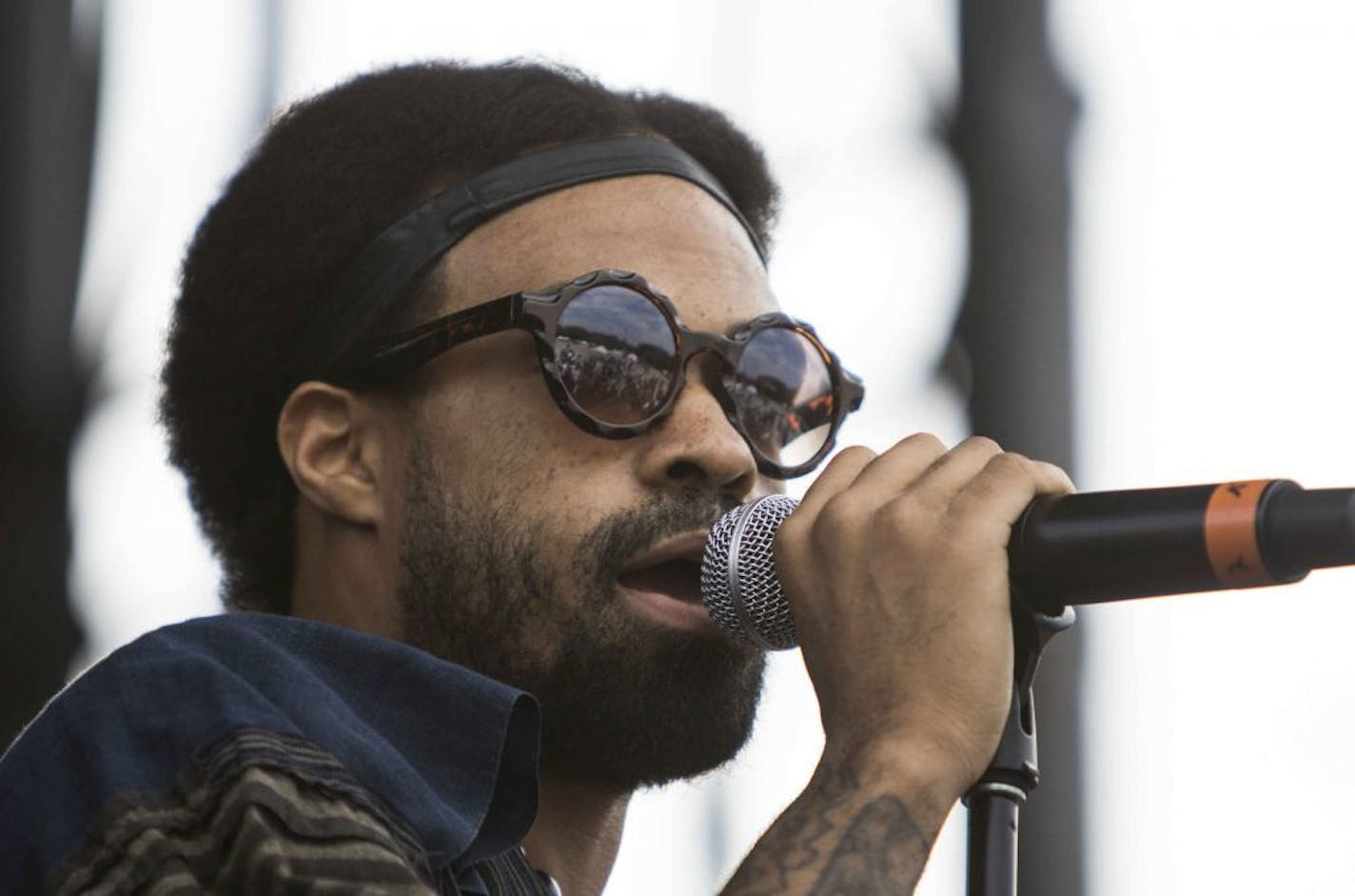 Bilal Sayeed Oliver as Bilal performs during the ONE Musicfest at Aaron's Amphitheatre at Lakewood on Saturday, Sep. 13, 2014, in Atlanta.