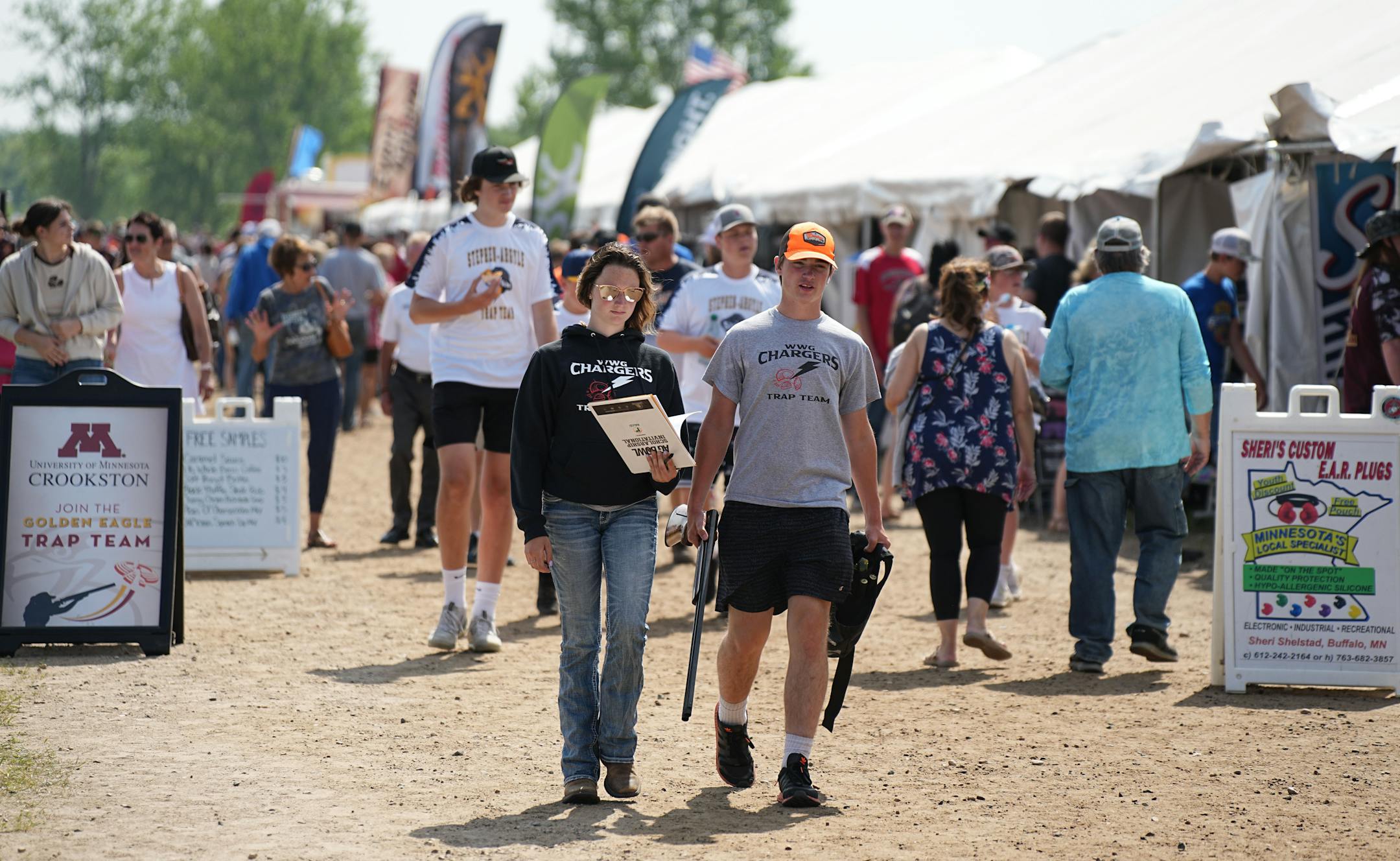 The Minnesota State High School Trap Shooting Championships are the largest trap shooting competition in the country — reflective of how Minnesota has cultivated competitive shooting as a high-school sport.
