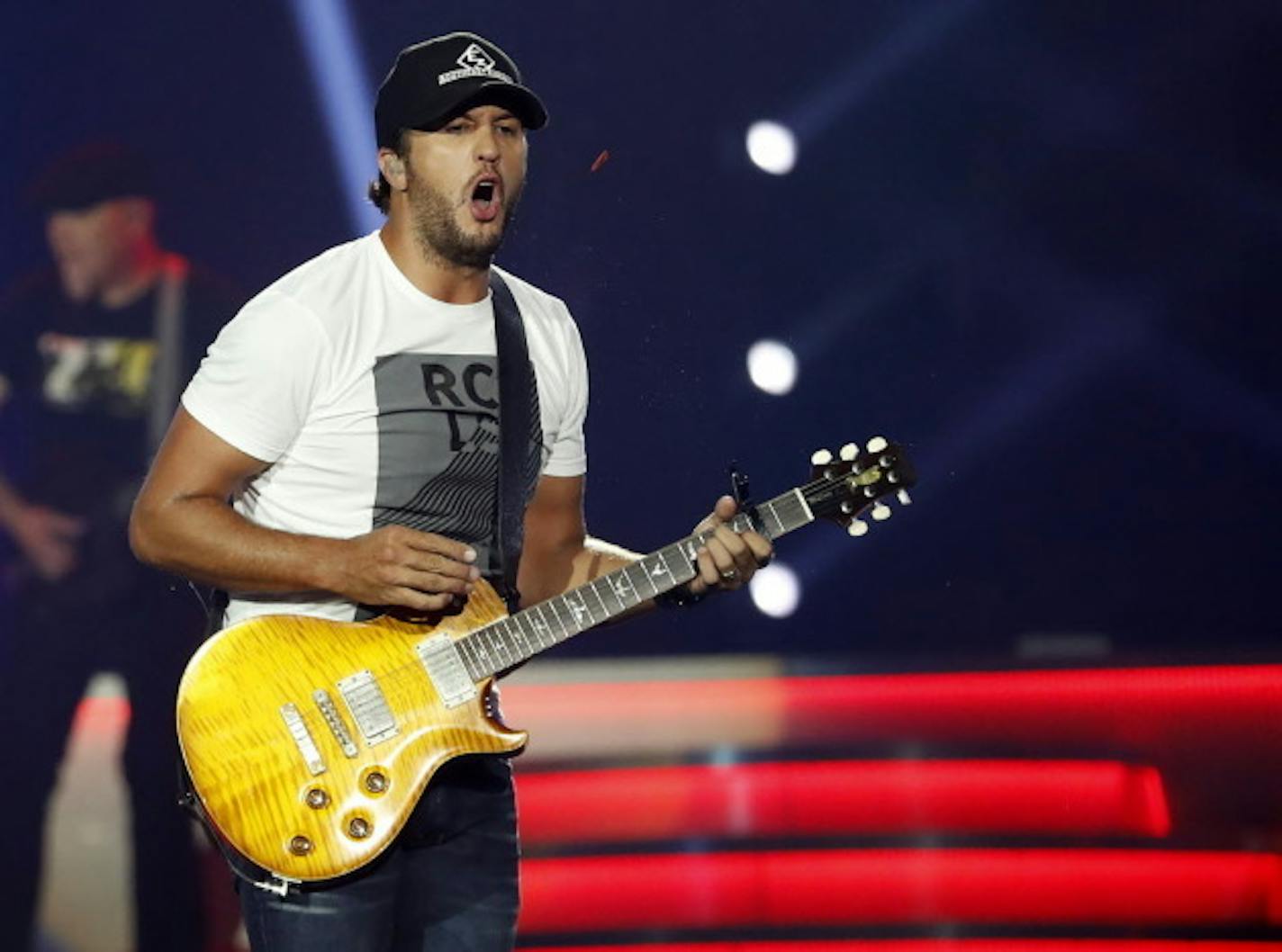 Luke Bryan played the inaugural concert at U.S. Bank Stadium in 2016. / Carlos Gonzalez, Star Tribune