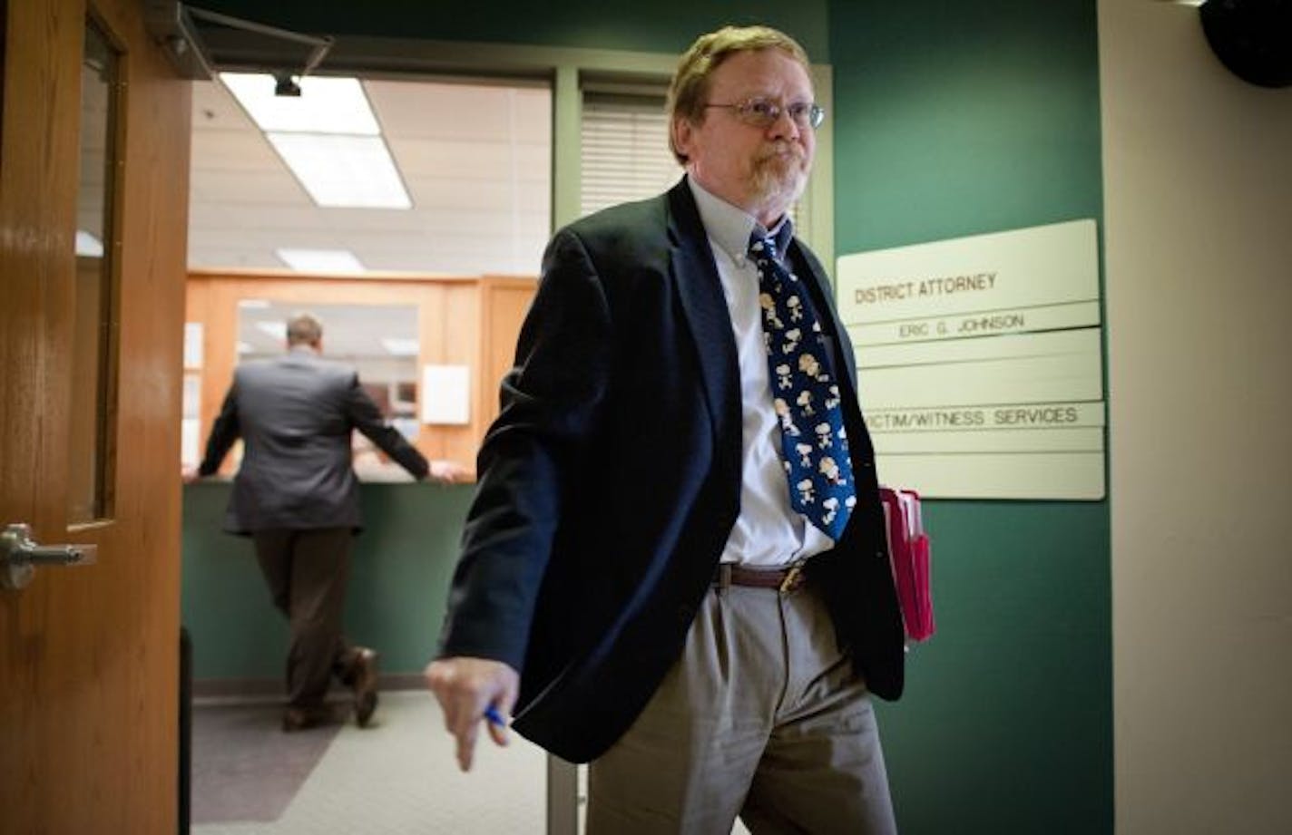 Kevin Gehler, assistant district attorney for St. Croix County, is concerned what the future holds for his salary and his benefits.