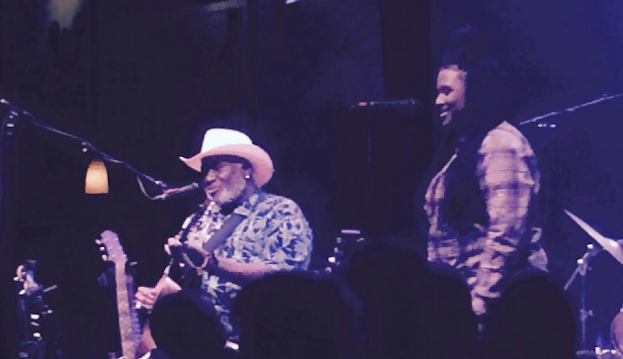 Taj Mahal and daughter Deva Mahal.