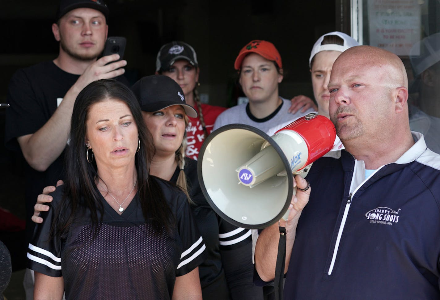 Kris Schiffler, owner of Shady's Hometown Tavern in Albany, Minn., told supporters this week that he wouldn't defy an order by Gov. Tim Walz limiting on-premise dining. But on Friday, his lawyer was in court arguing that the tavern should reopen.