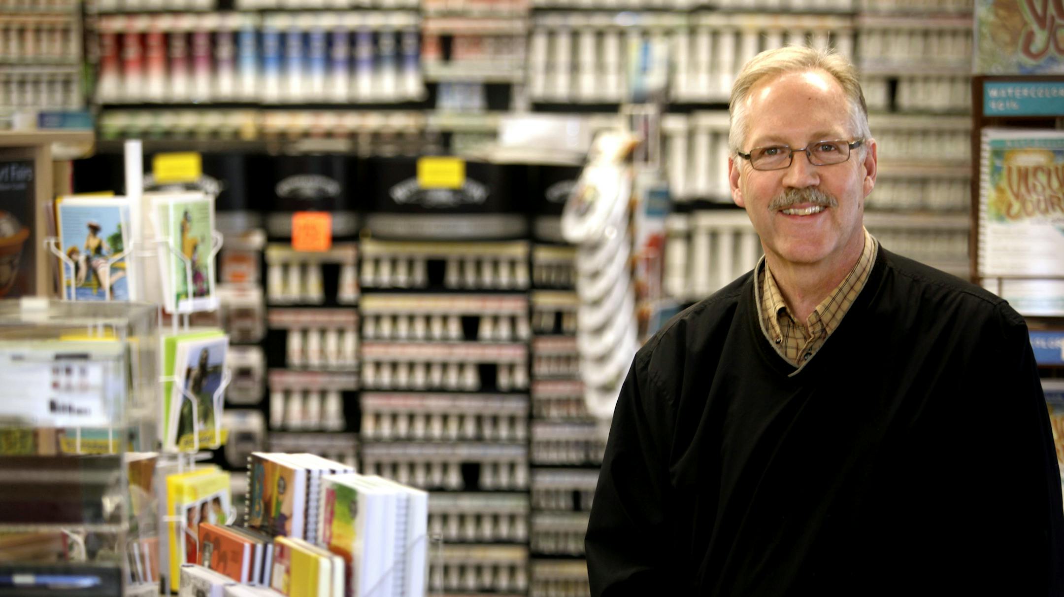 Larry Brown, owner of Art Materials bought Penco at his new location at 1509 Marshall St. NE, Minneapolis, MN on March 27, 2013. ] JOELKOYAMA‚Ä¢joel koyama@startribune.com Penco Graphic Supply, the art supply company that struggled after opening a large retail location in the North Loop (as detailed in previous columns), has a new location and new owner after a transition last summer. Larry Brown, who as owner of Art Materials had competed with Penco for years, bought Penco and
