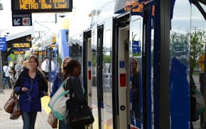 The Hiawatha Light Rail Line is being rebranded as the METRO Blue Line. The Blue Line is the first of the Twin Cities METRO system of rapid transit li