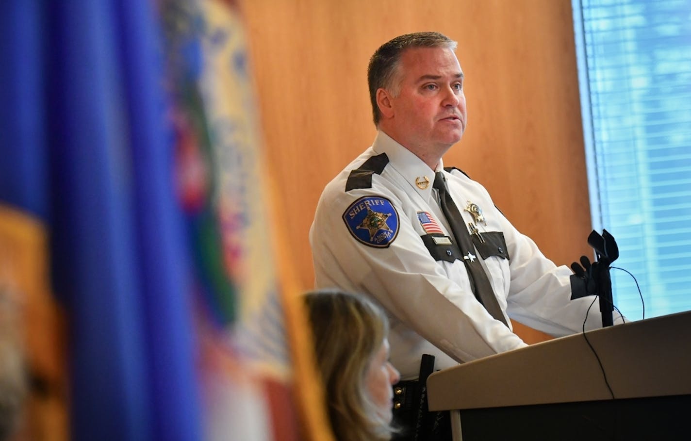 Anoka County Sheriff James Stuart, seen in 2017, will participate in the Jewish Institute for the National Security of America Homeland Security Program.