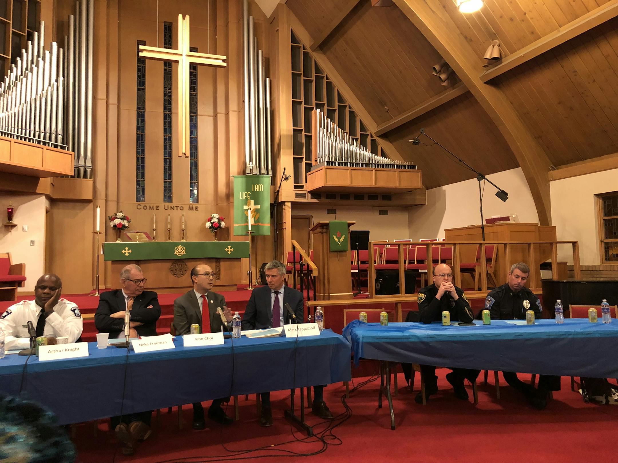 Ramsey County Attorney John Choi answers community question about prosecuting Y·Òez. credit: Pat Pheifer Star Tribune