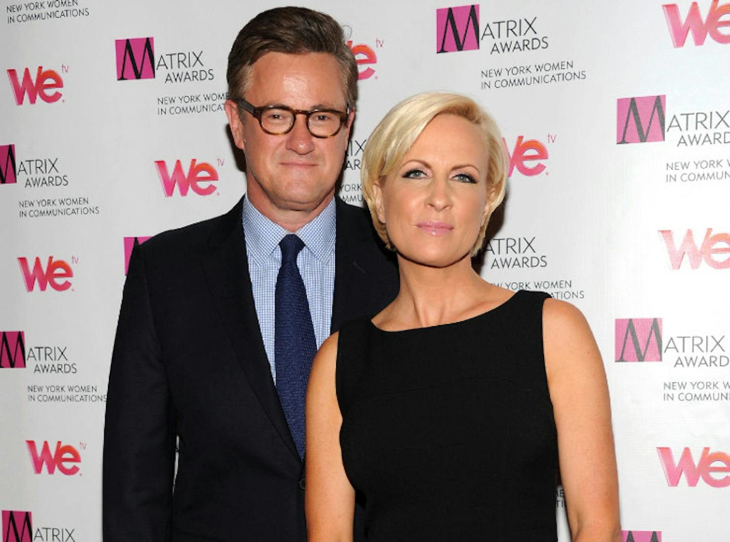 In this Monday April 22, 2013, file photo, MSNBC's "Morning Joe" co-hosts Joe Scarborough and Mika Brzezinski, right, attend the 2013 Matrix New York Women in Communications Awards at the Waldorf-Astoria Hotel in New York.