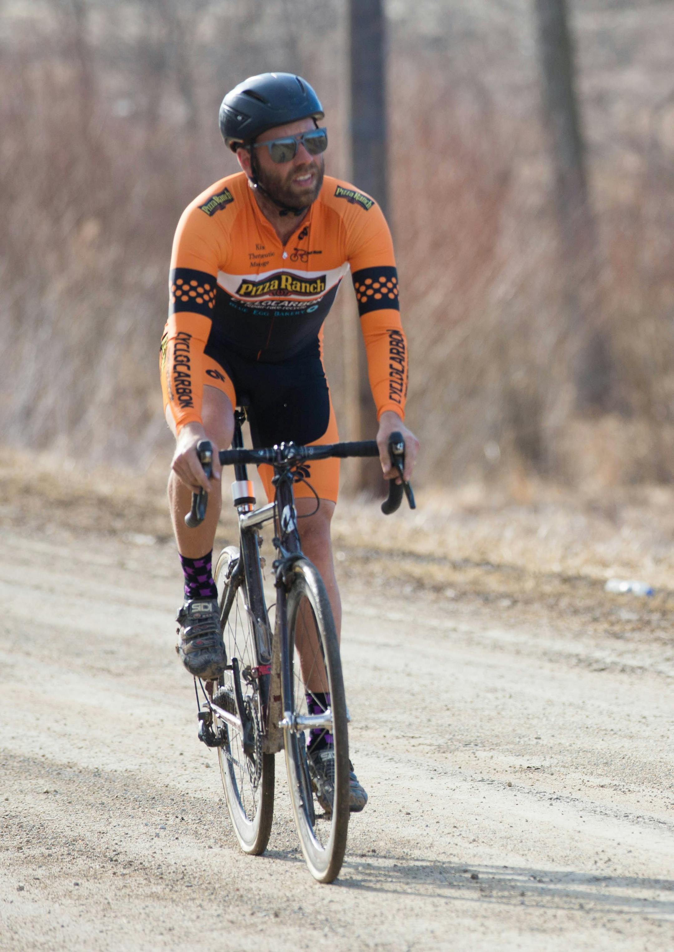 Drew Stafford, gravel rider, Outdoors Weekend