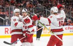 The Carolina Hurricanes had six players in COVID protocals on Tuesday, which led to Tuesday’s game against the Wild being called off.
