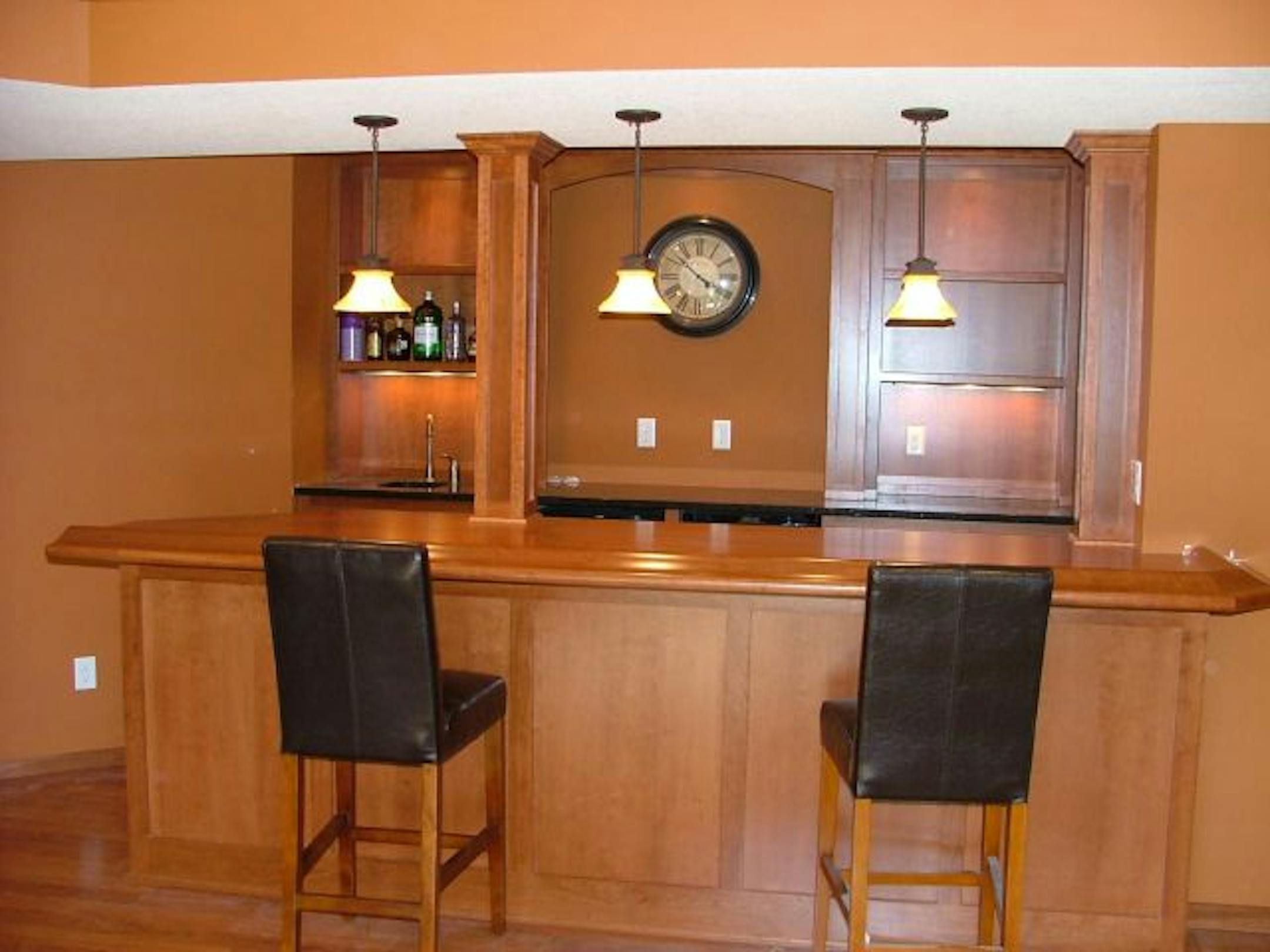 Dan and Bridget Smith's remodeled basement