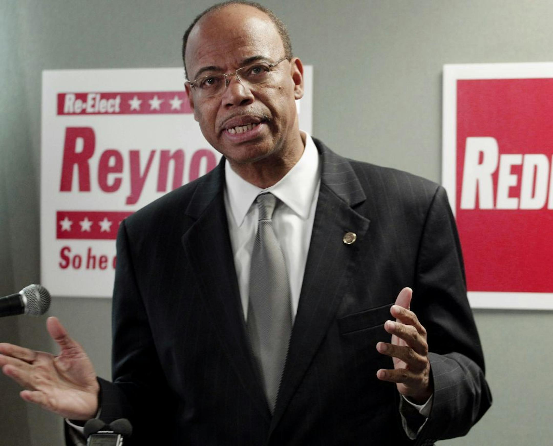 FILE - In this Nov. 28, 2012, file photo: former U.S. Rep. Melvin Reynolds.