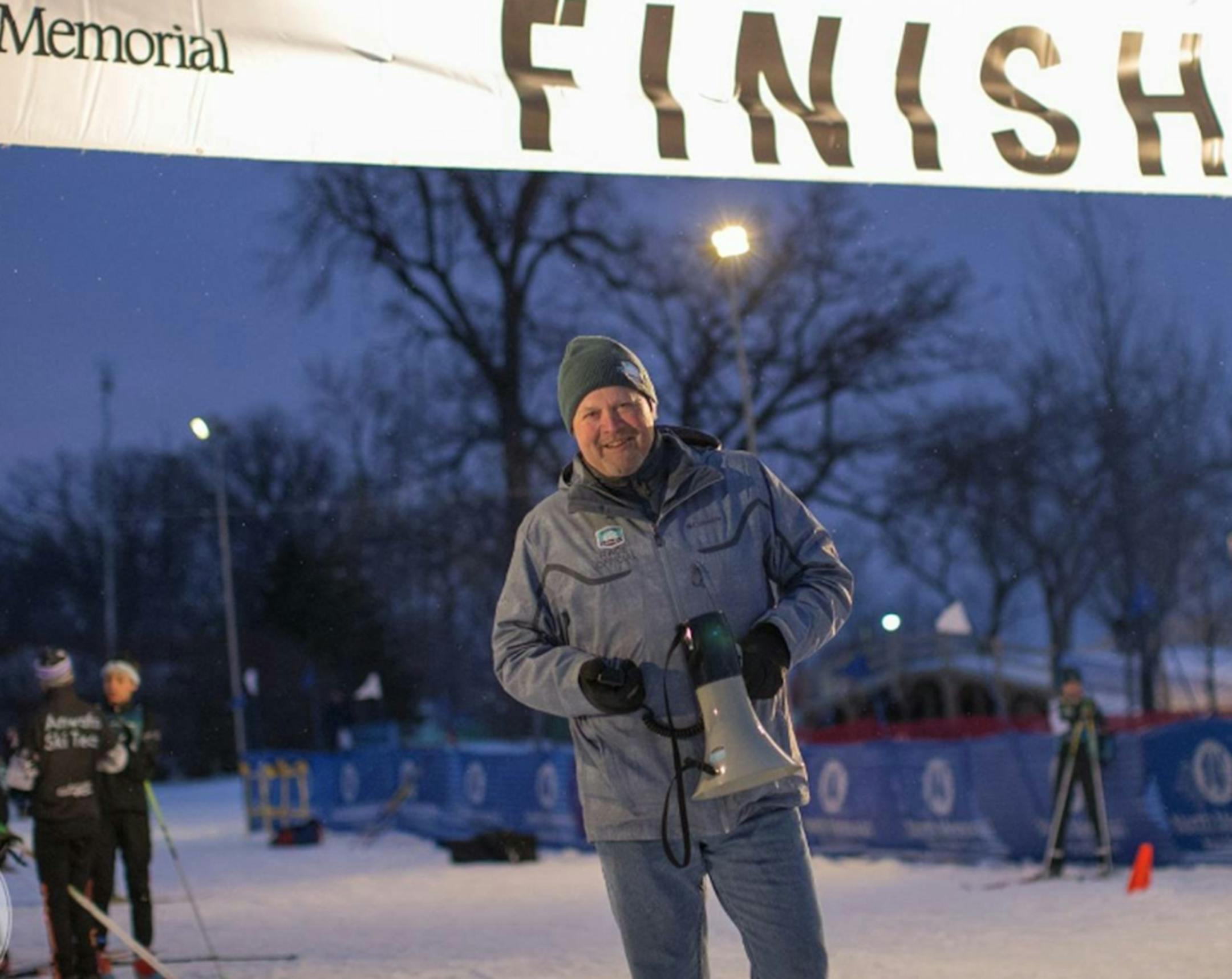 Provided John O'Connell will start dozens of cross country ski races this winter. He just won't finish any of them. O'Connell the official starter for the City of Lakes Loppet, a volunteer position that requires some good timing.
