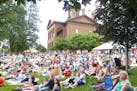 Audience at the annual talent show and ice cream social at the Washington County Historic Courthouse in Stillwater. Photo from Washington County