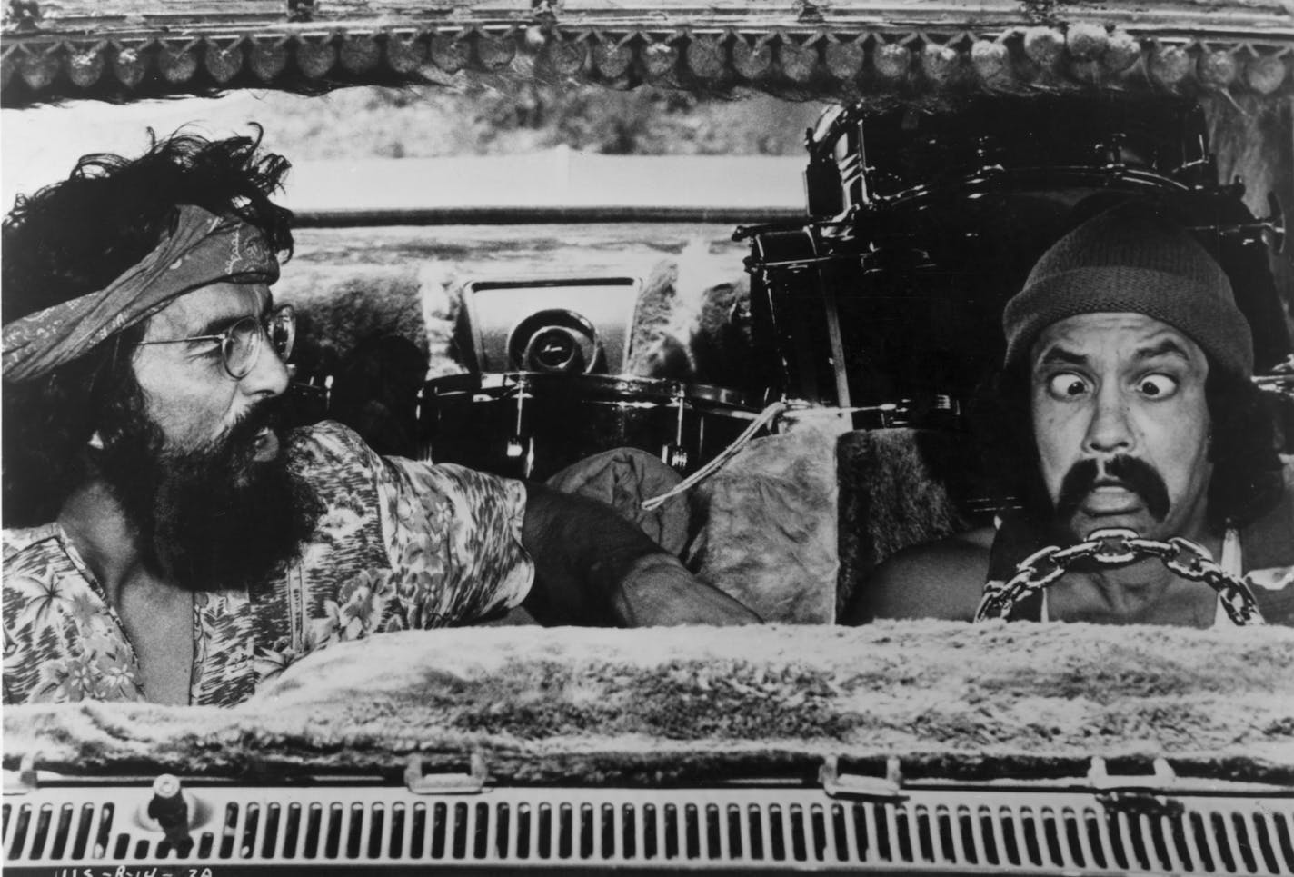 Cheech and Chong in Paramount's "Up in Smoke."