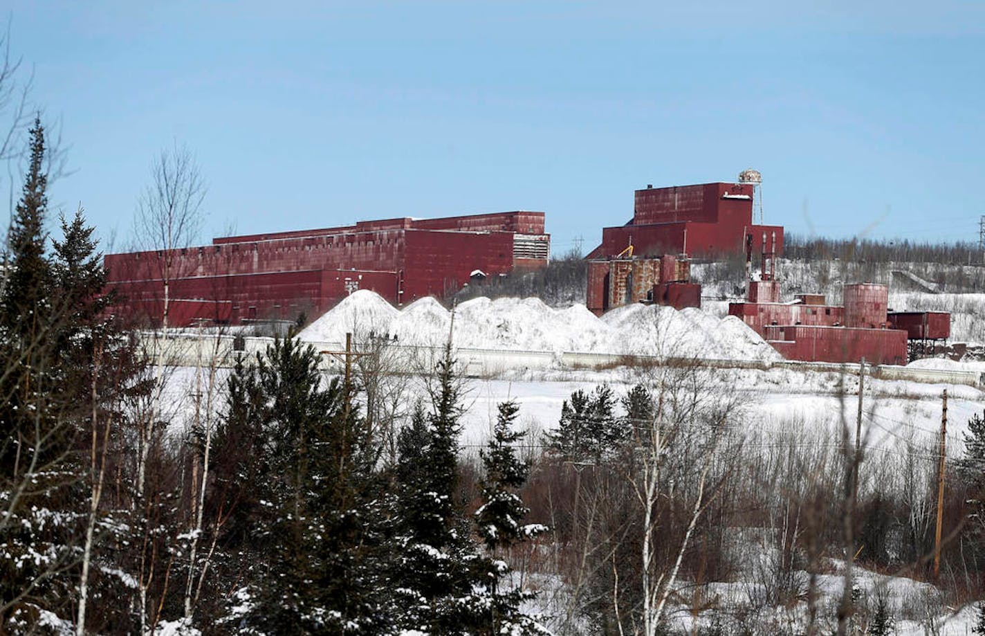 The closed LTV Steel taconite plant sits idle near Hoyt Lakes, Minn. The site was later awarded to the planned PolyMet copper-nickel mine.