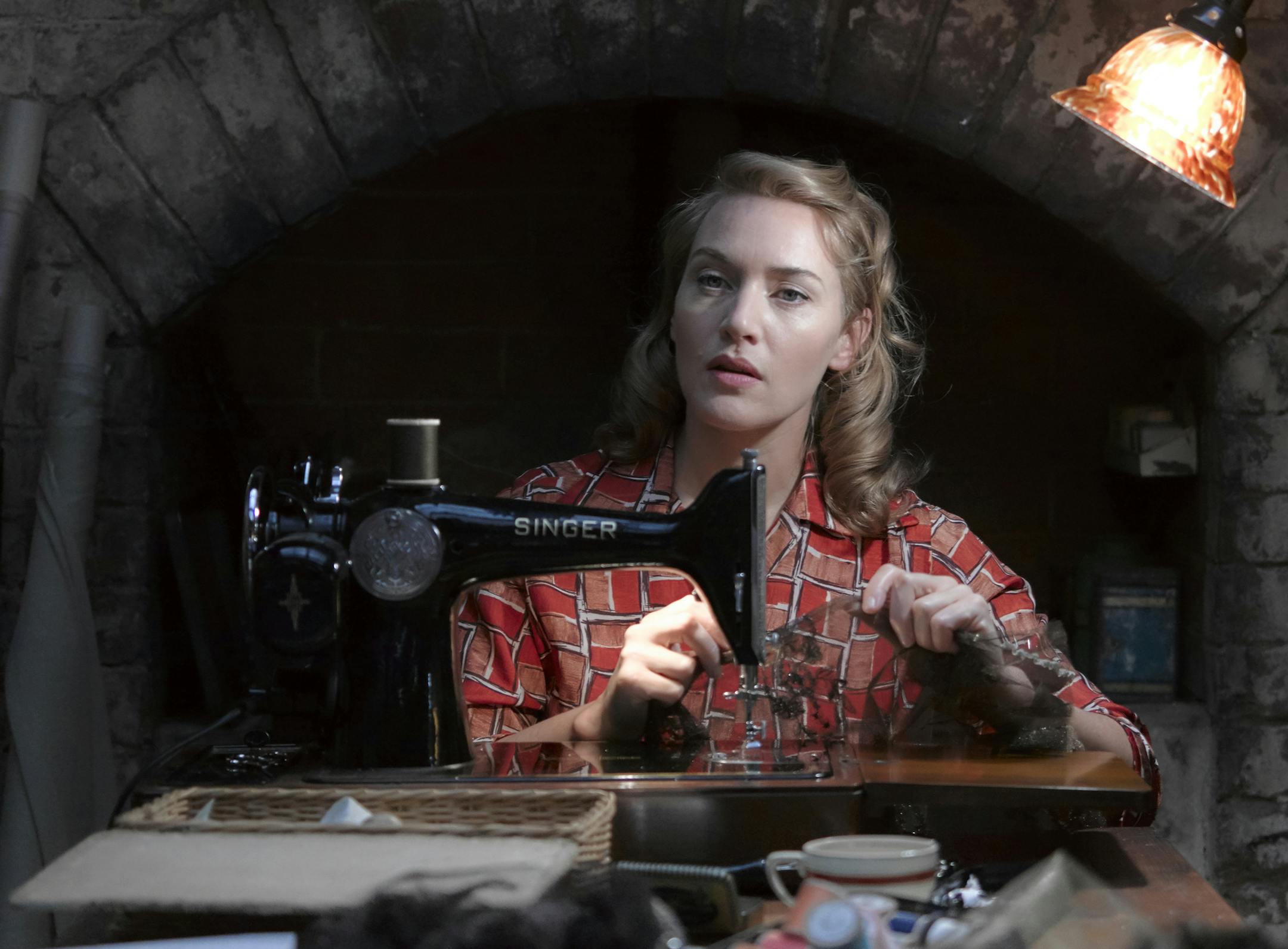 This image released by Broad Green Pictures / Amazon Studios shows Kate Winslet in a scene from, "The Dressmaker." (Ben King/Broad Green Pictures and Amazon Studios via AP)