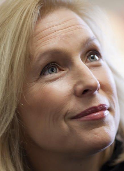 ADVANCE FOR MONDAY, FEB. 9 AND THEREAFTER - This photo taken Jan. 21, 2014 shows Sen. Kirsten Gillibrand, D-N.Y., chair of the Senate Armed Services s