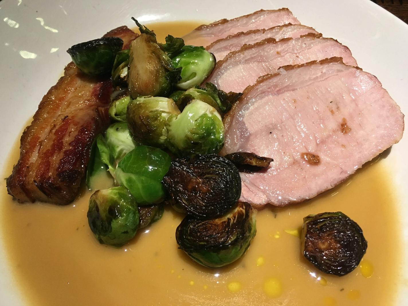 Mixed roast of pork at the Dough Room in Wayzata.