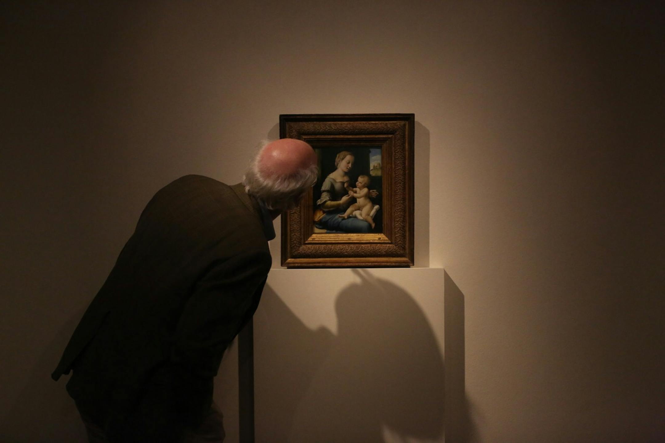 The MIA unveiled a new masterpiece today that will go on public display: Raphael's naturalistic depiction of Mother and Child.