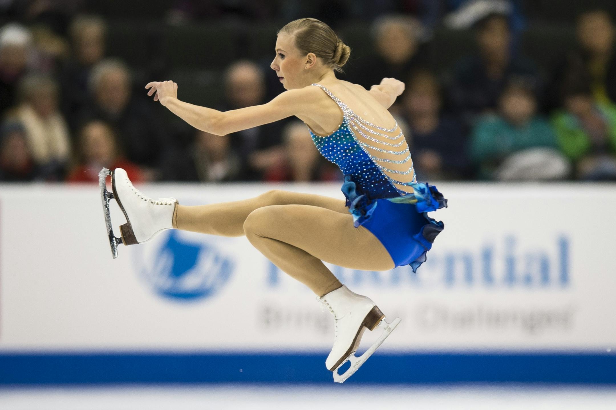 Polina Edmunds performed in the Championship Ladies Short Program Thursday night.